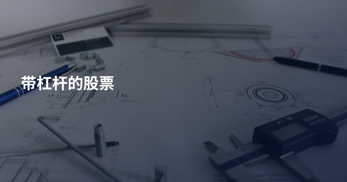 带杠杆的股票