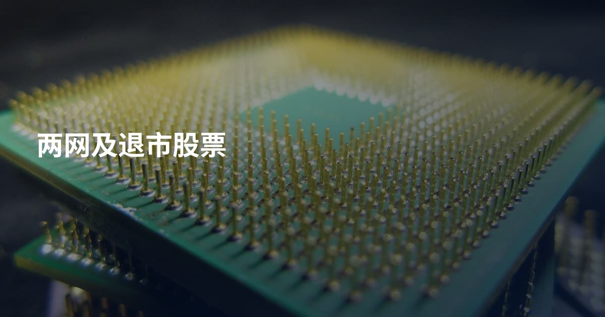 两网及退市股票
