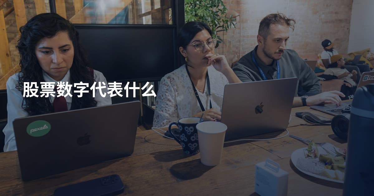 股票数字代表什么