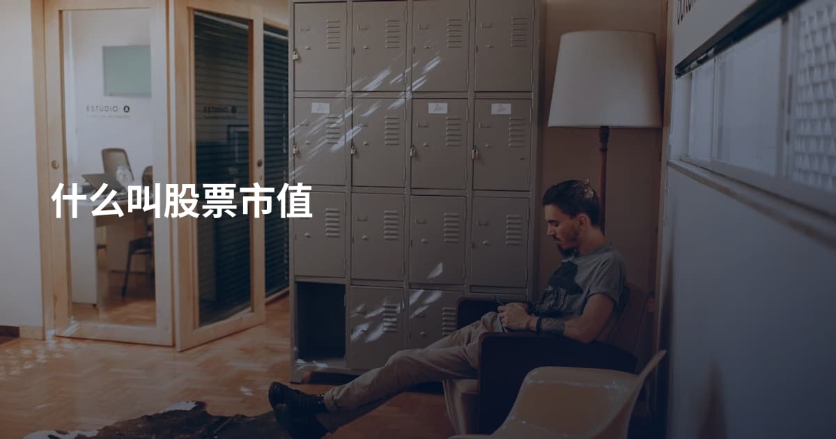 什么叫股票市值
