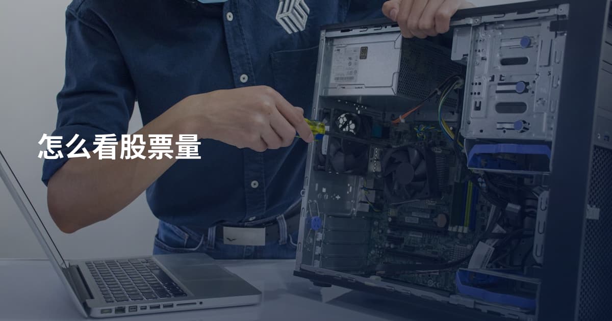 怎么看股票量