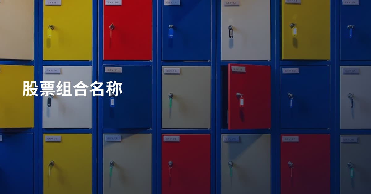 股票组合名称