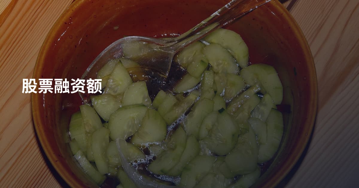 股票融资额