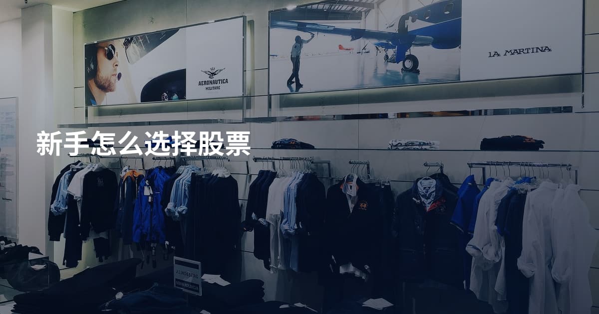 新手怎么选择股票