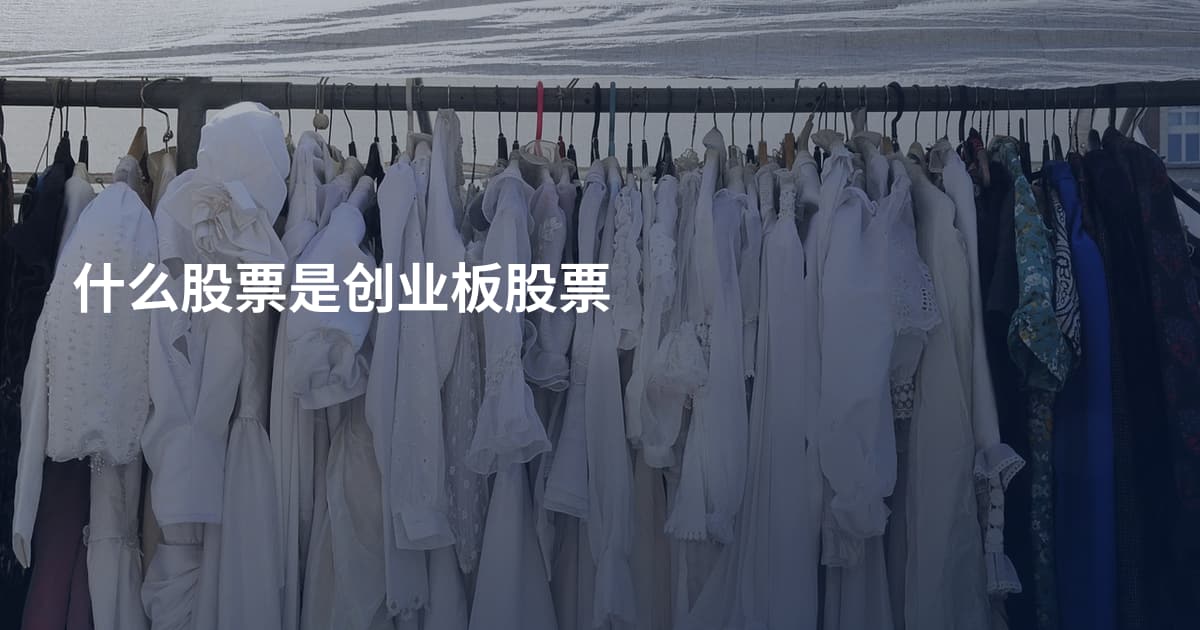 什么股票是创业板股票