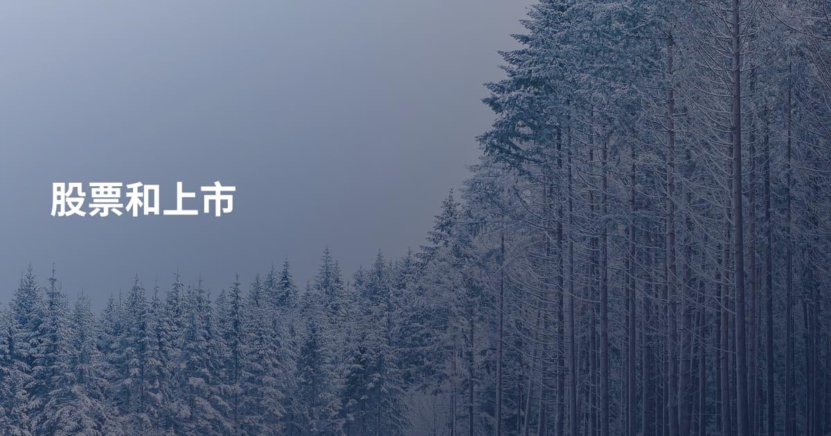 股票和上市