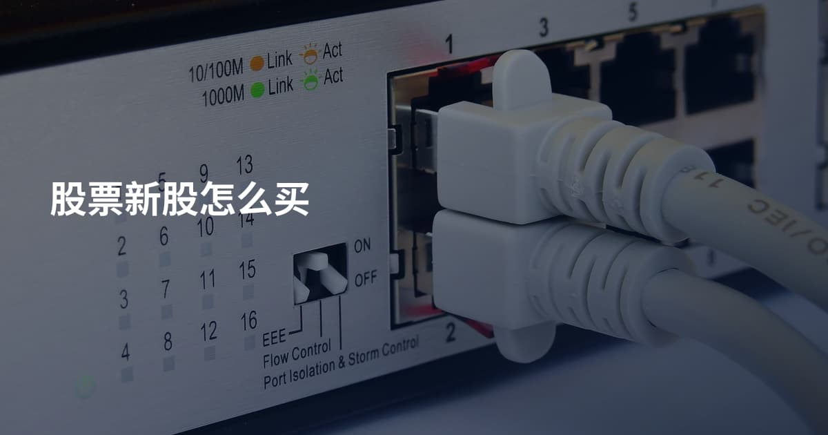 股票新股怎么买