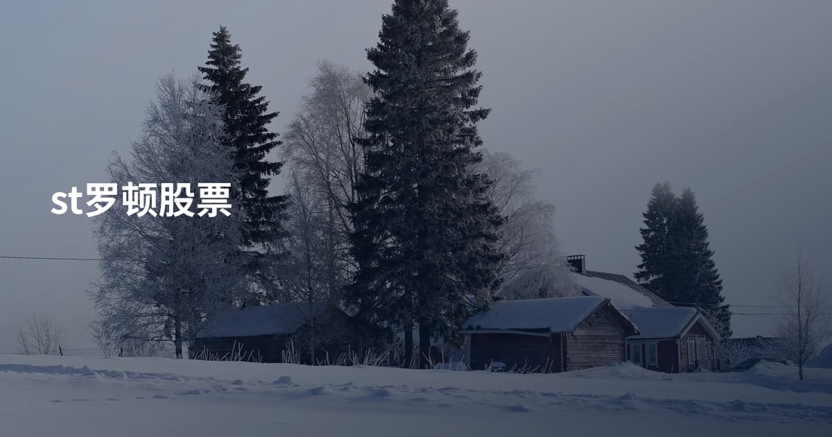 st罗顿股票