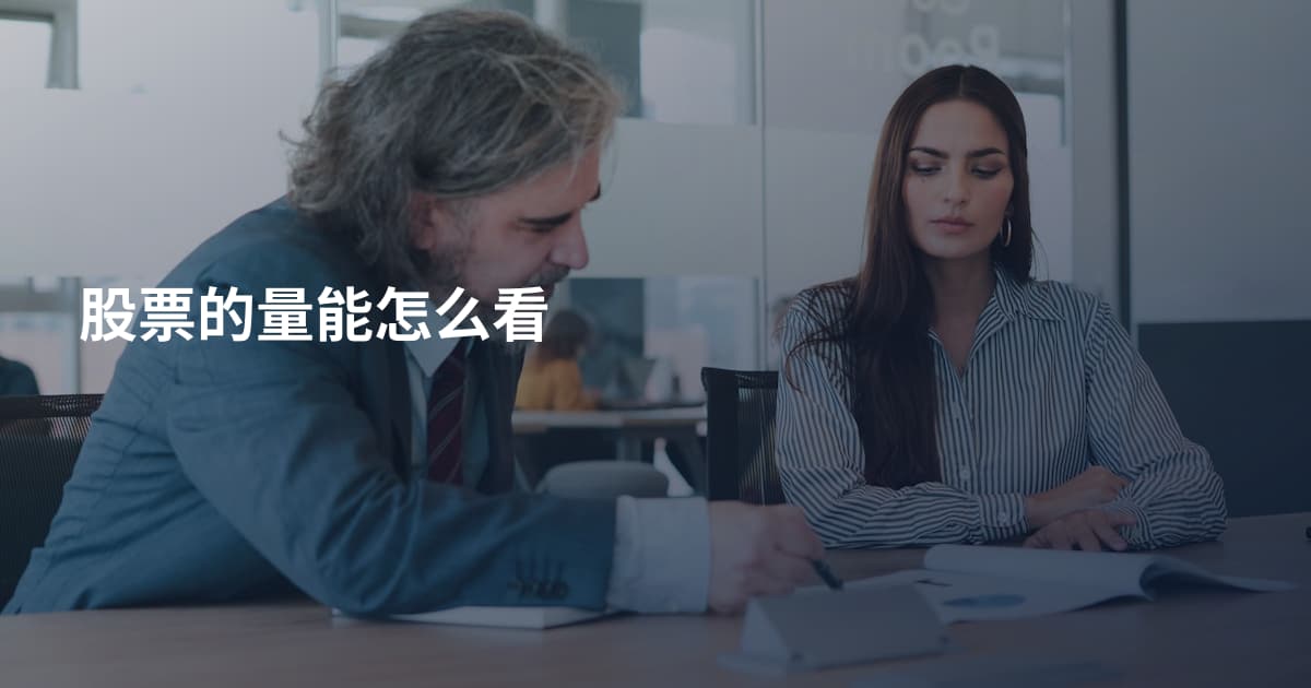 股票的量能怎么看