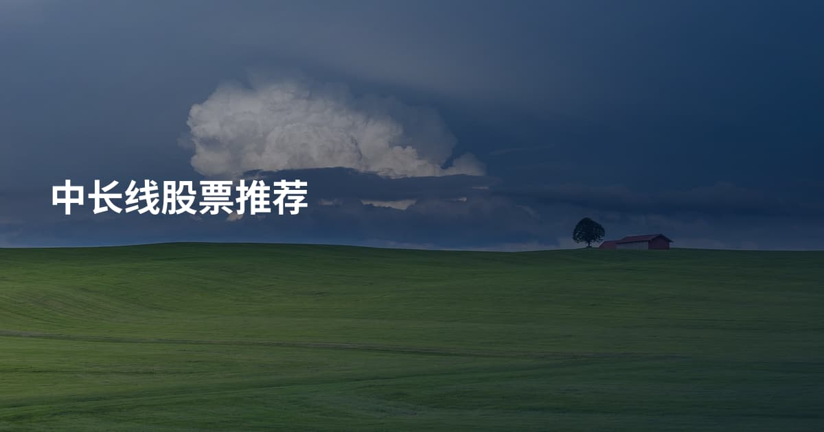 中长线股票推荐