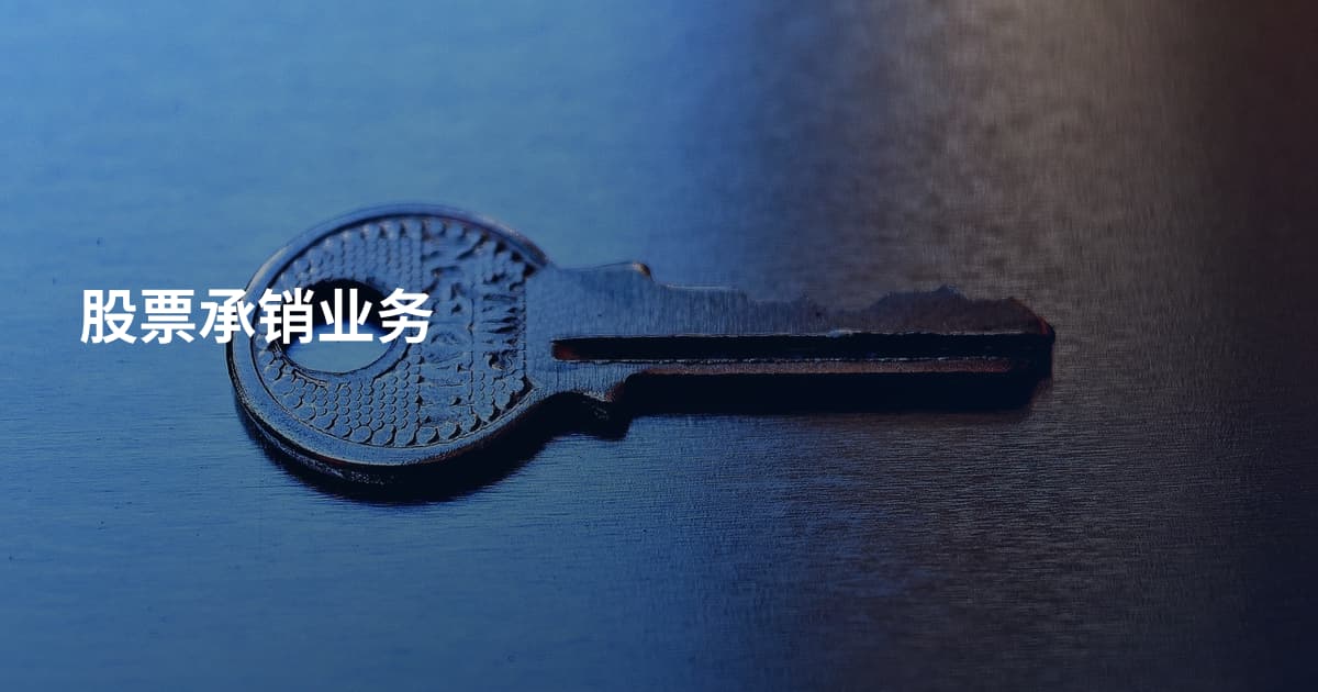 股票承销业务
