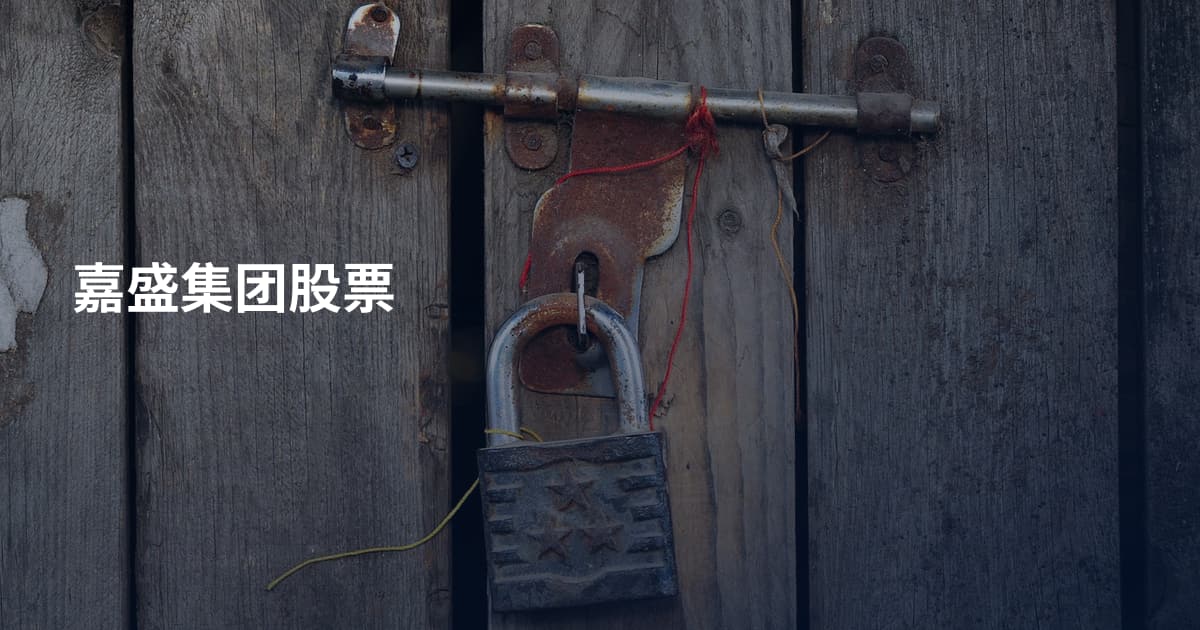 嘉盛集团股票