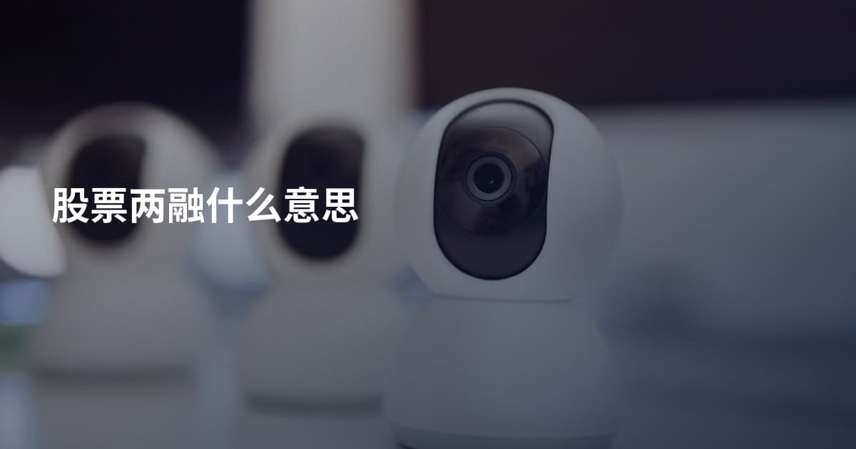 股票两融什么意思