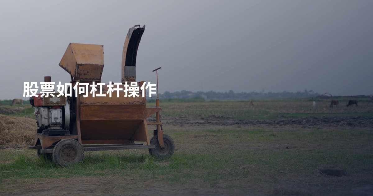 股票如何杠杆操作