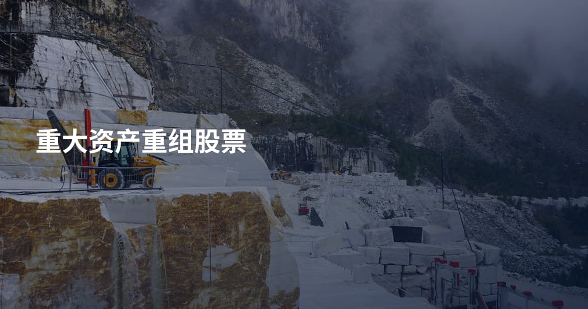 重大资产重组股票