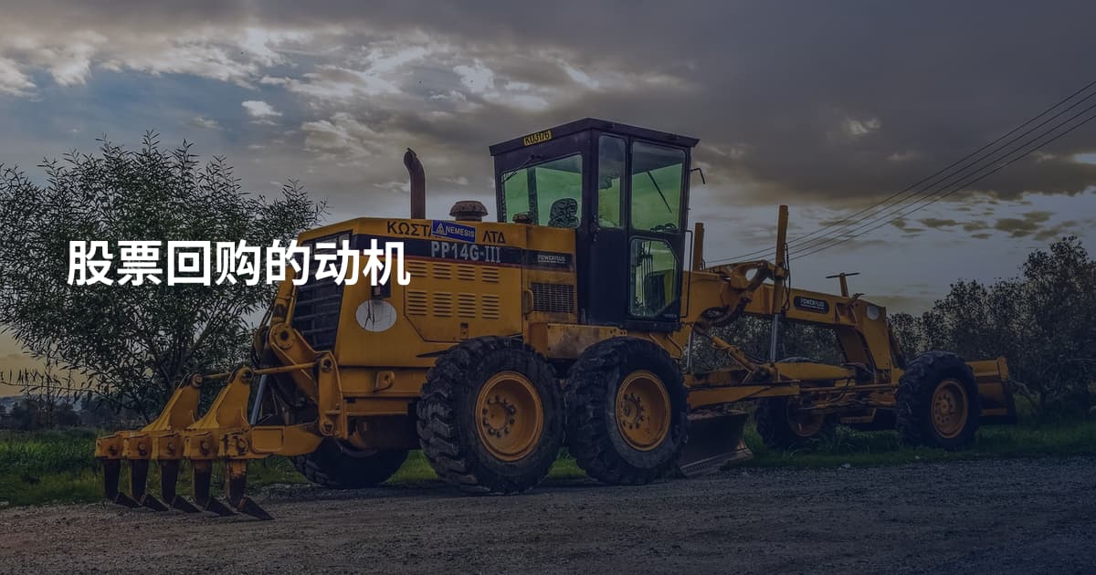 股票回购的动机