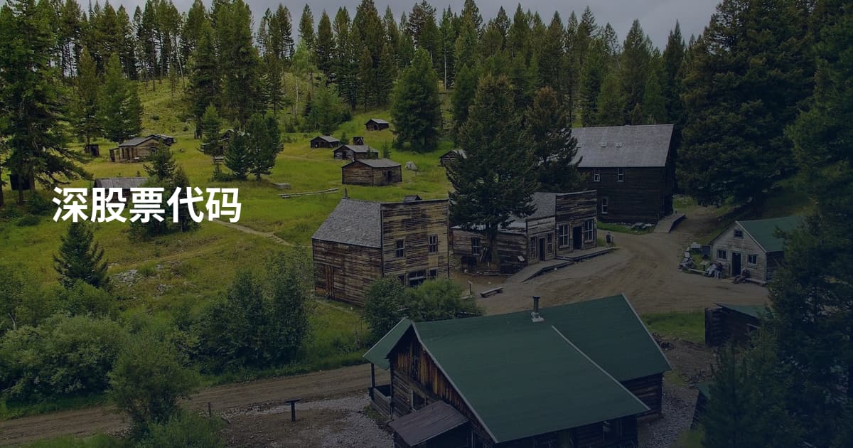 深股票代码