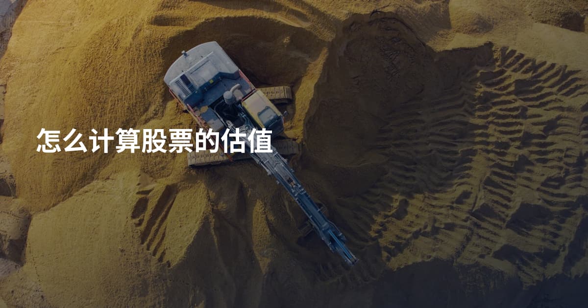 怎么计算股票的估值