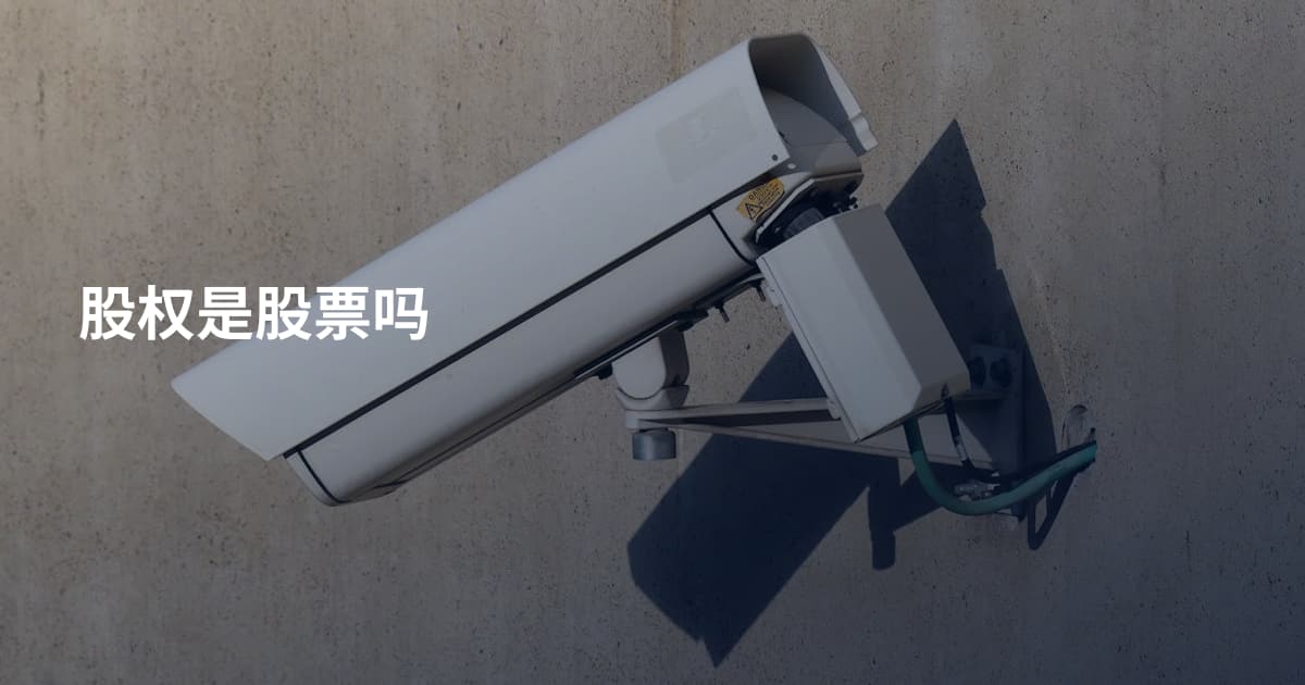股权是股票吗