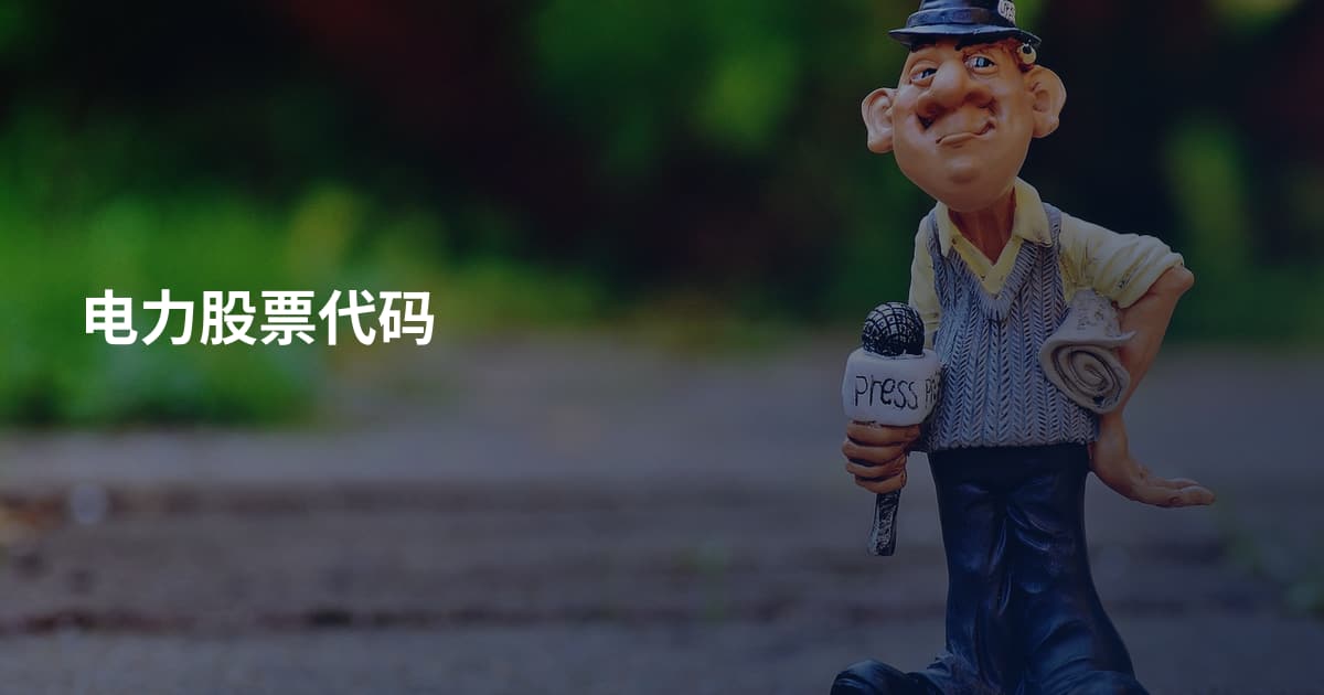 电力股票代码