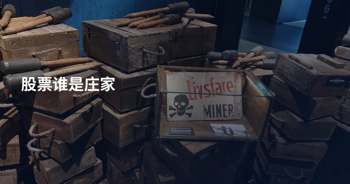 股票谁是庄家