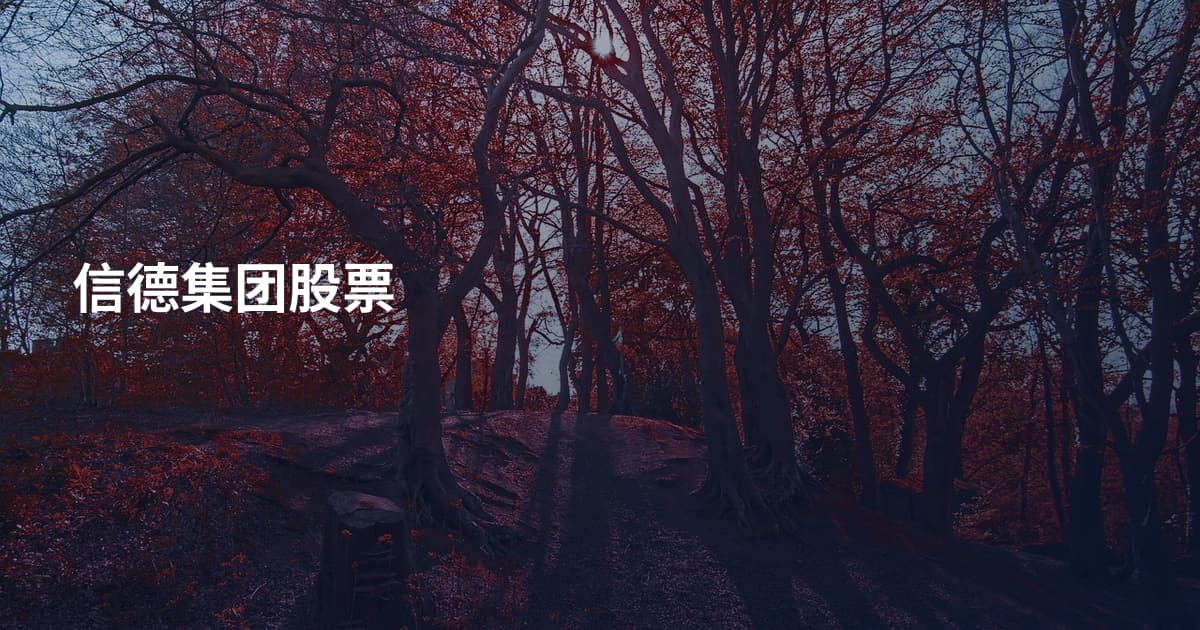 信德集团股票