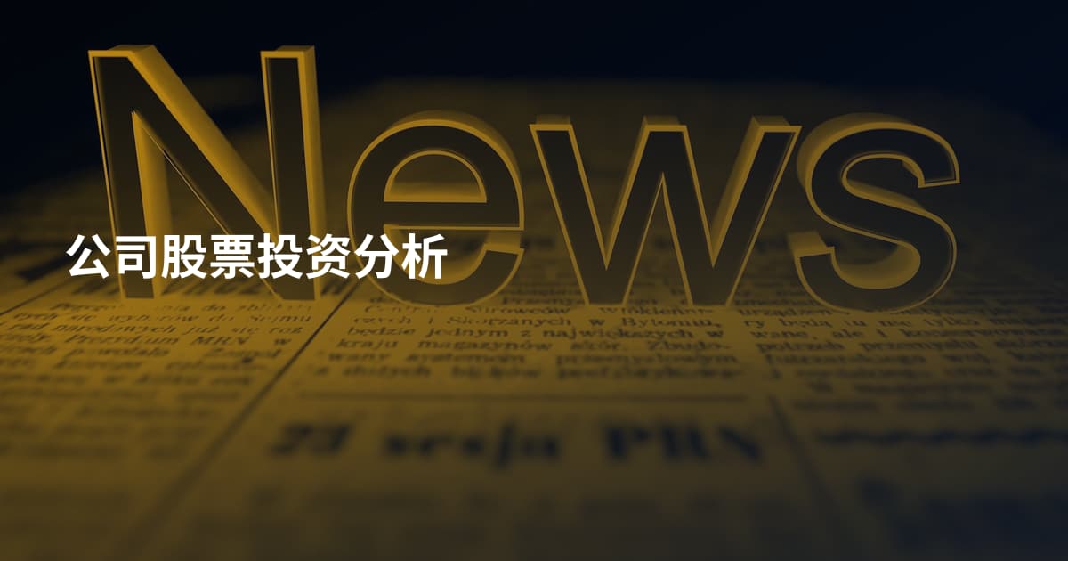 公司股票投资分析