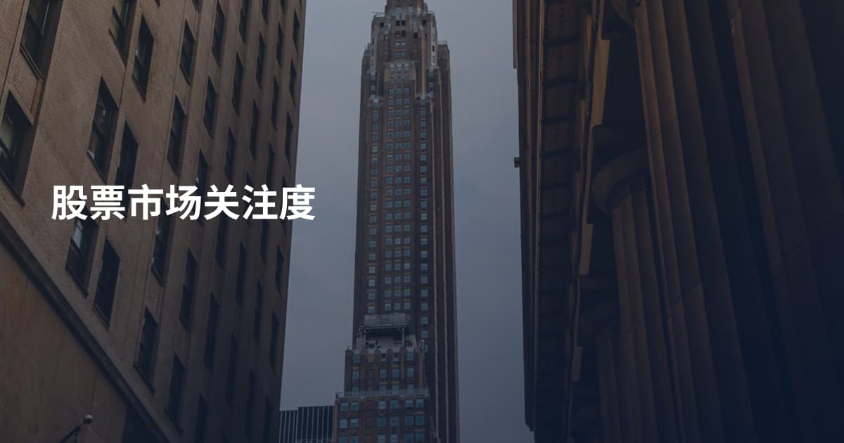 股票市场关注度
