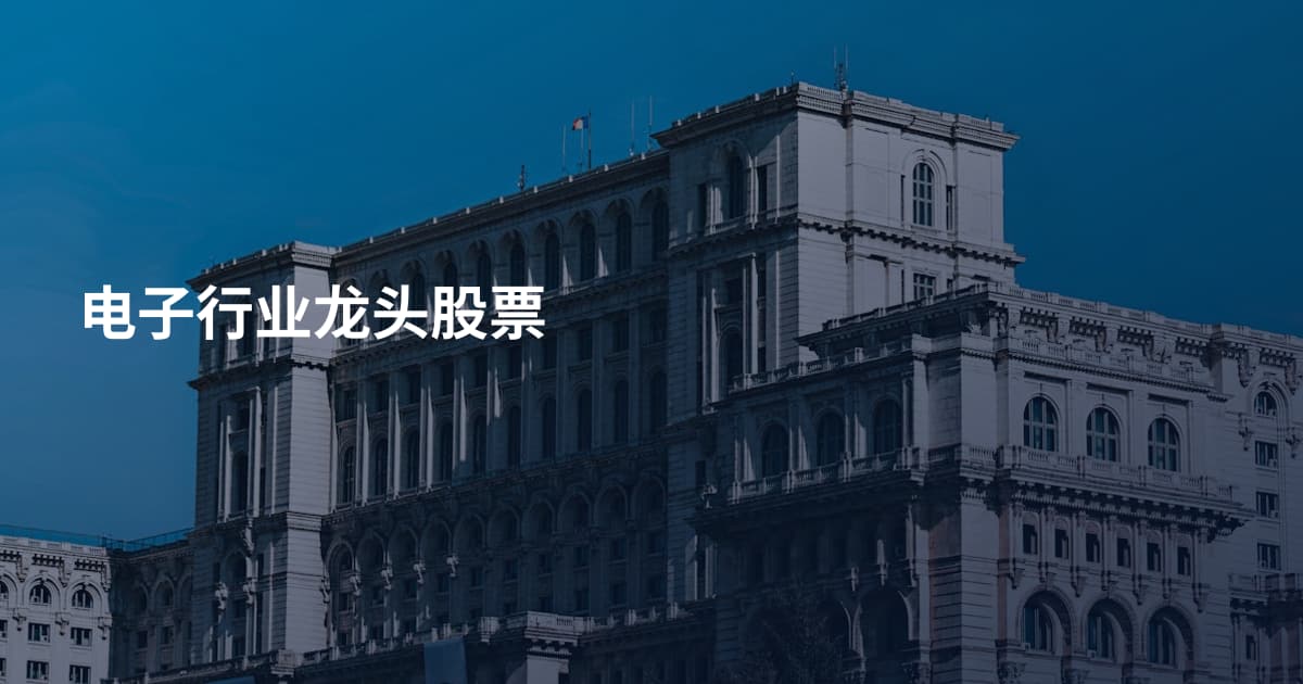 电子行业龙头股票
