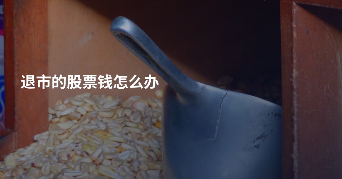 退市的股票钱怎么办