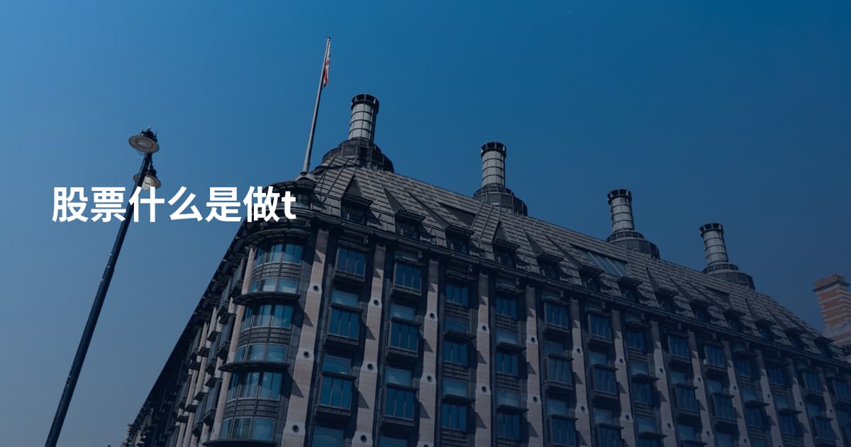 股票什么是做t