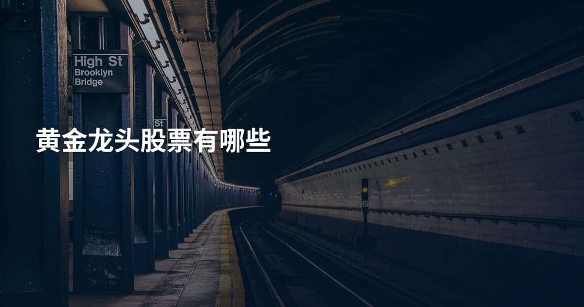 黄金龙头股票有哪些