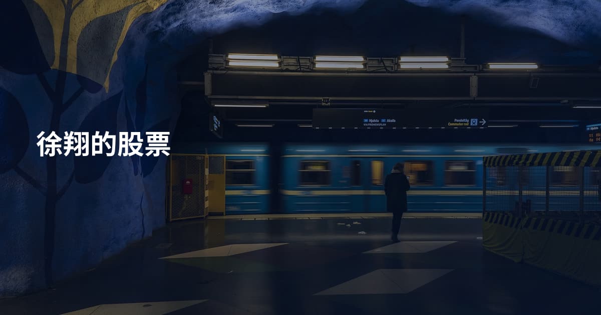 徐翔的股票