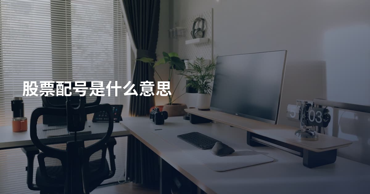 股票配号是什么意思