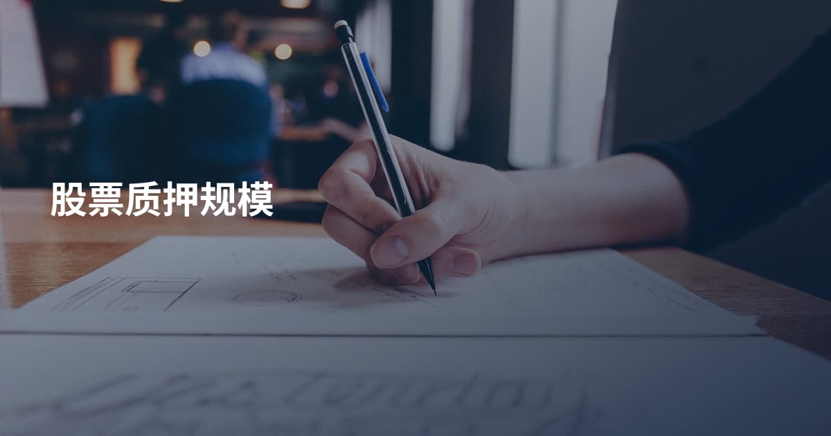 股票质押规模