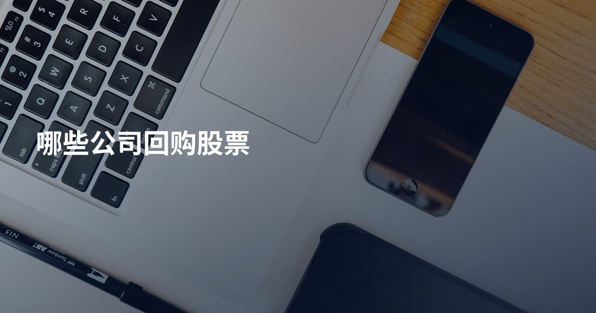 哪些公司回购股票