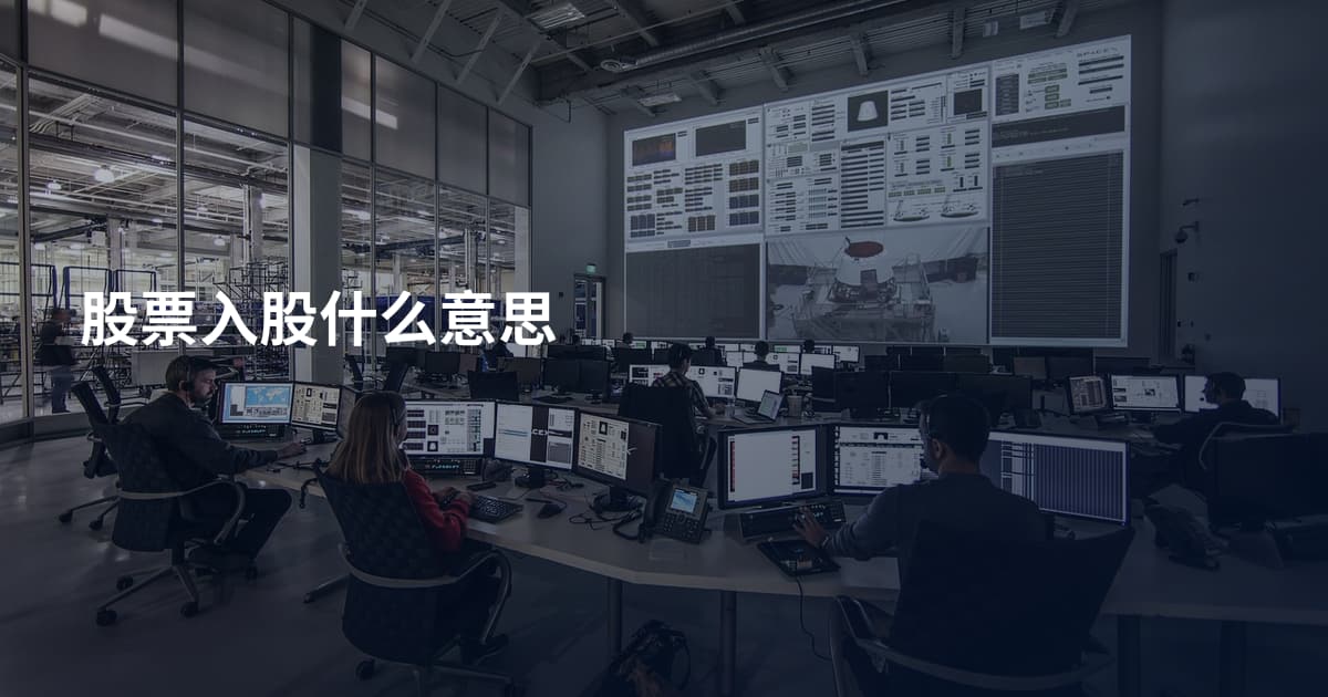 股票入股什么意思