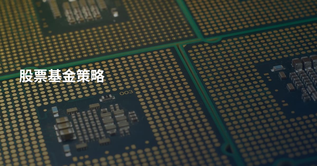 股票基金策略