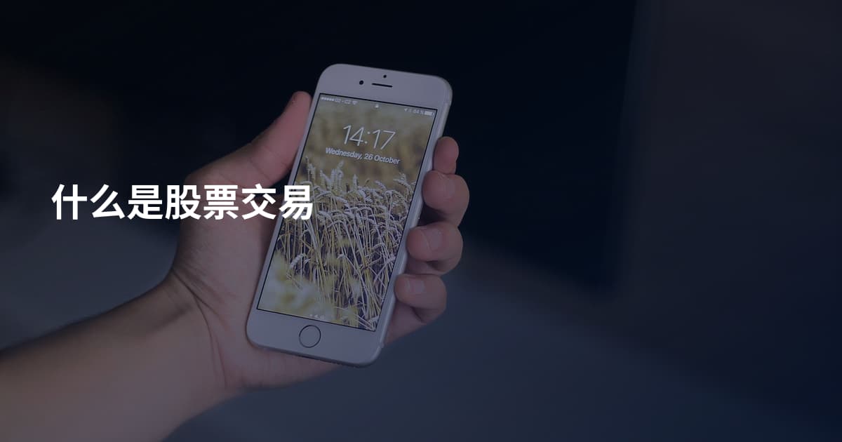 什么是股票交易