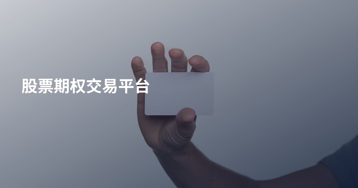 股票期权交易平台