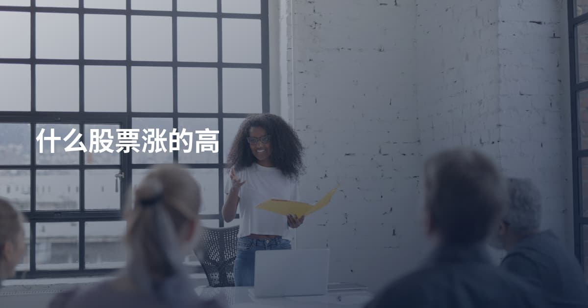 什么股票涨的高