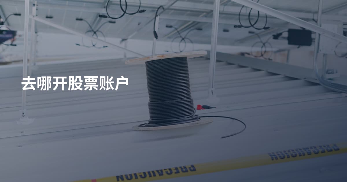 去哪开股票账户