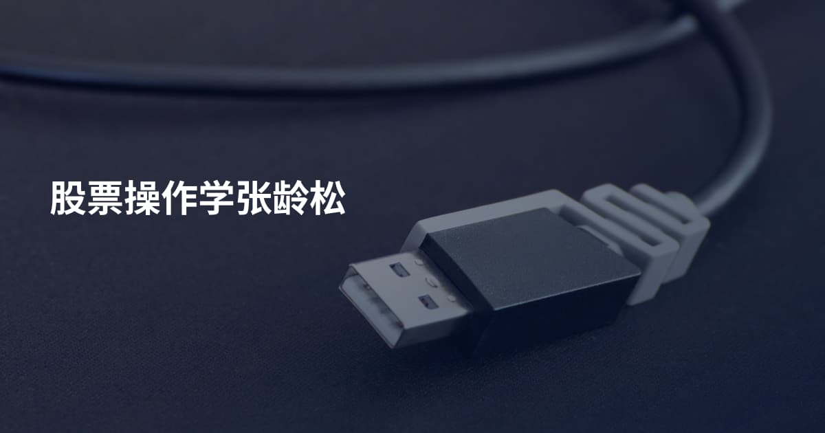 股票操作学张龄松