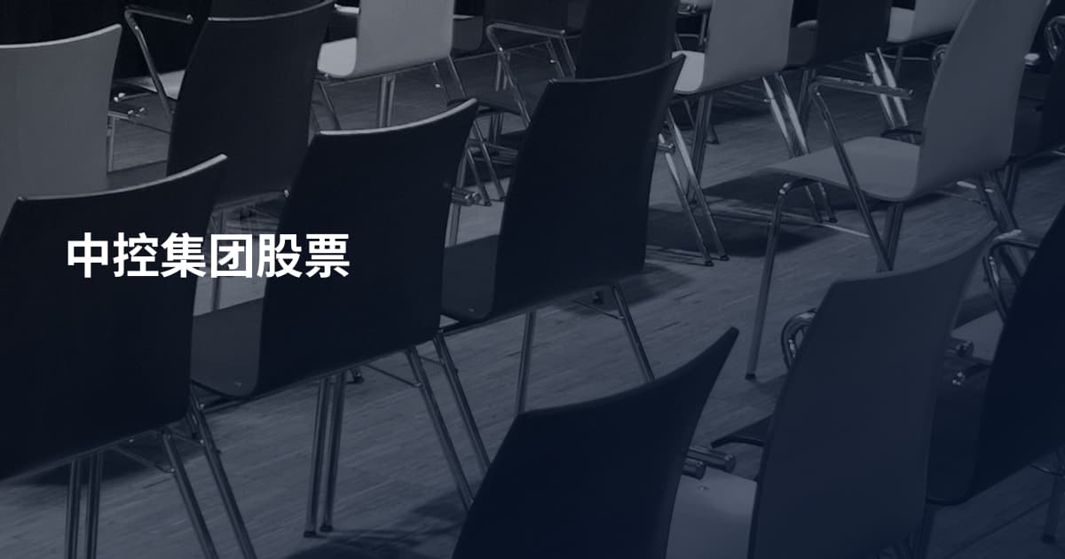 中控集团股票