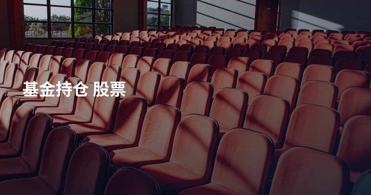 基金持仓 股票