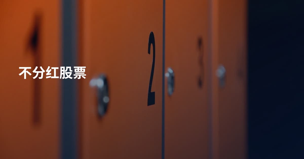 不分红股票