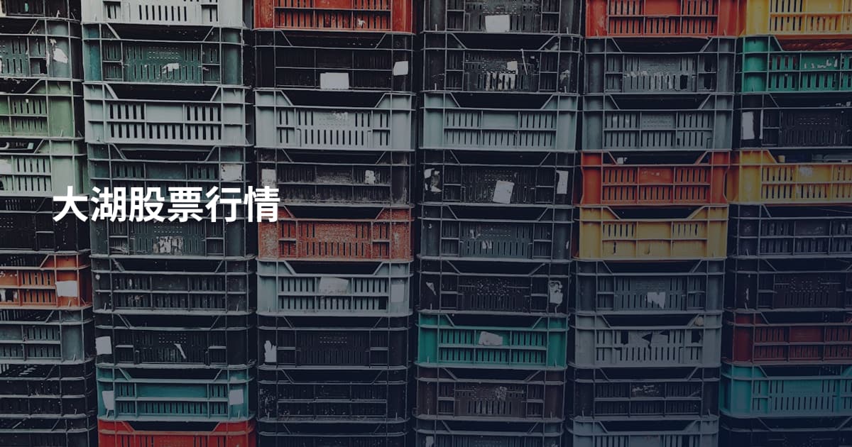 大湖股票行情