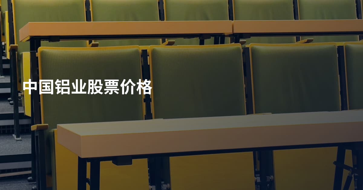 中国铝业股票价格