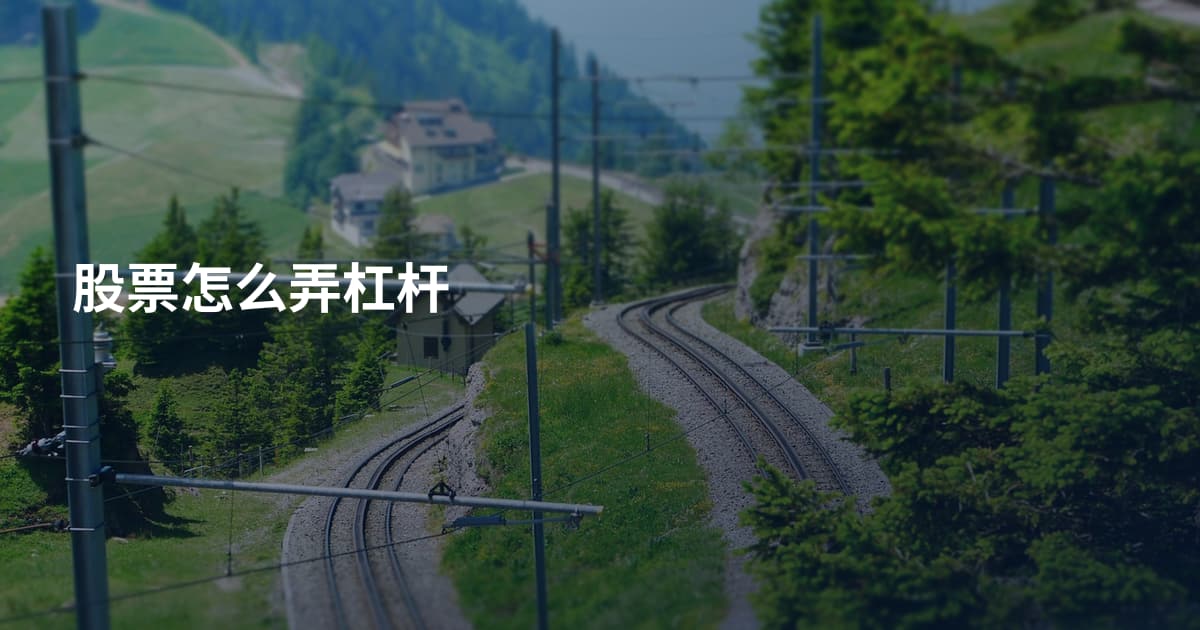 股票怎么弄杠杆