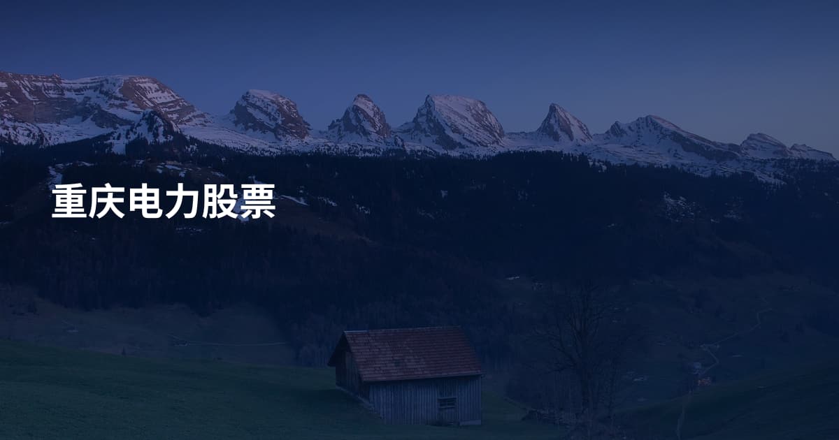重庆电力股票